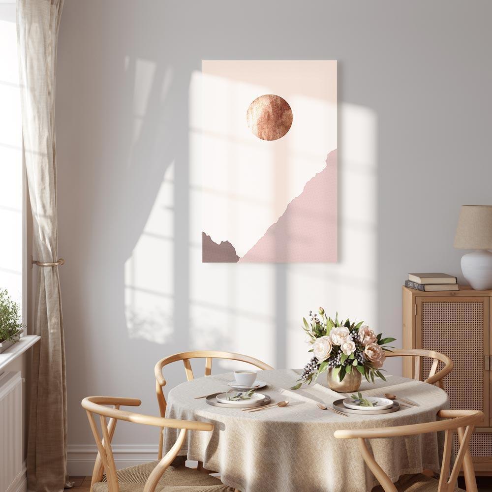 Leinwandbild - Mountain Planet (1 Part) Vertical