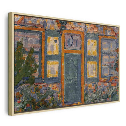 Leinwandbild - Piet Mondrian – House in Sunlight