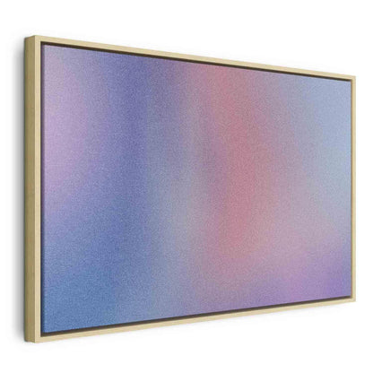 Leinwandbild - Rainbow Gradient - Delicate Multicolored Gradient Resembling Mist Artgeist
