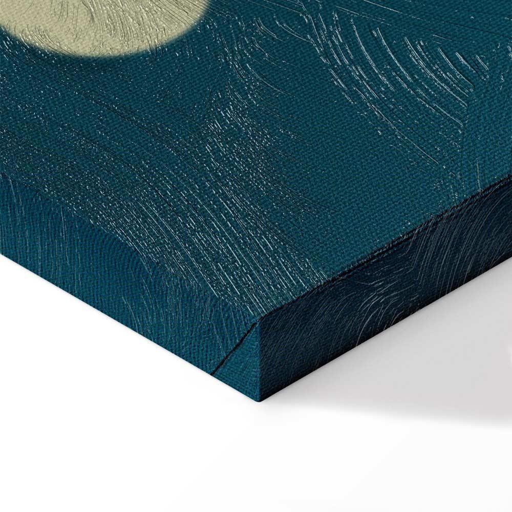 Leinwandbild - Female Tennis Player With a Red Racket on the Court - Graphics