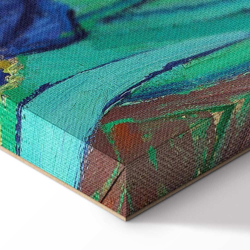 Leinwandbild - Vincent Van Gogh – Iryses