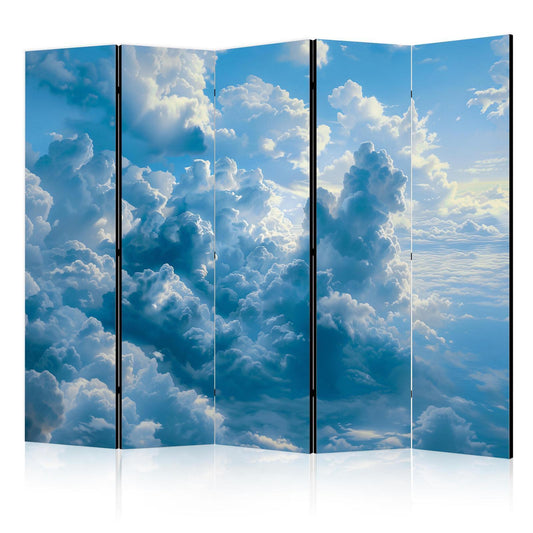 Paravent - Ocean in the Air: Undulating Clouds Reflecting Morning Light Artgeist
