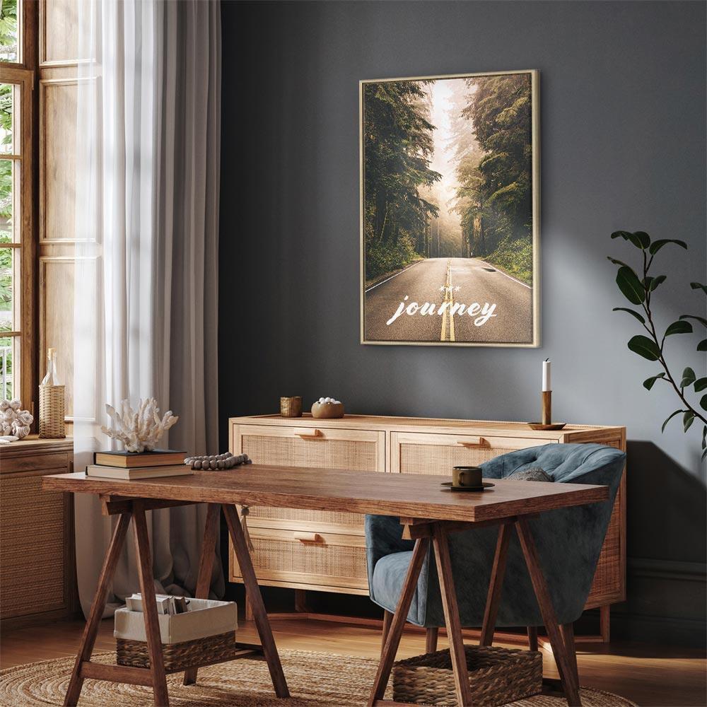 Leinwandbild - Journey Into The Unknown (1 Part) Vertical