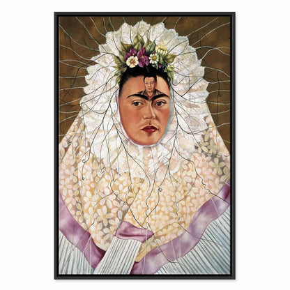 Leinwandbild - Frida Kahlo – Self-Portrait as a Tehuana (Diego on My Mind)