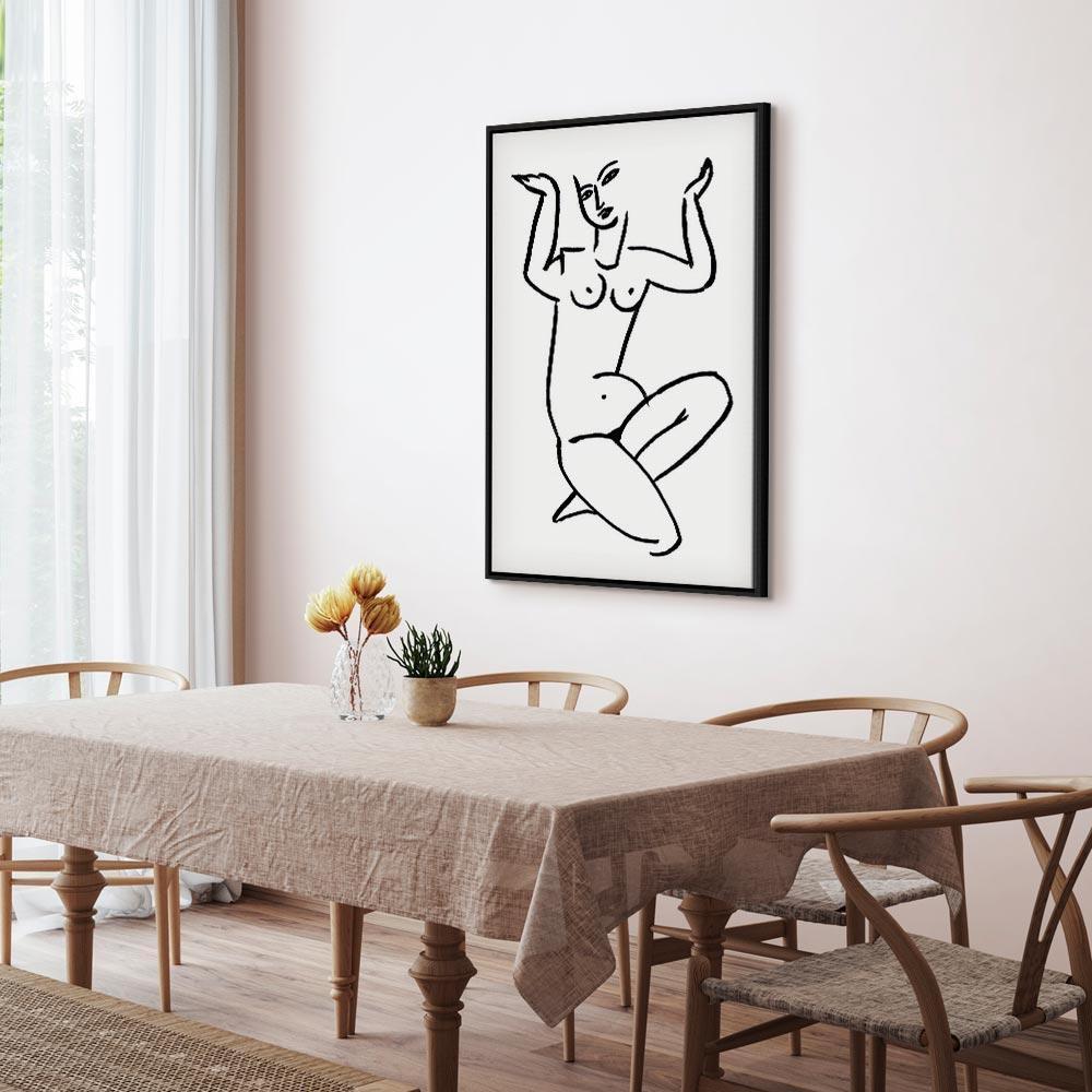 Leinwandbild - Uncertain Encouragement (1 Part) Vertical