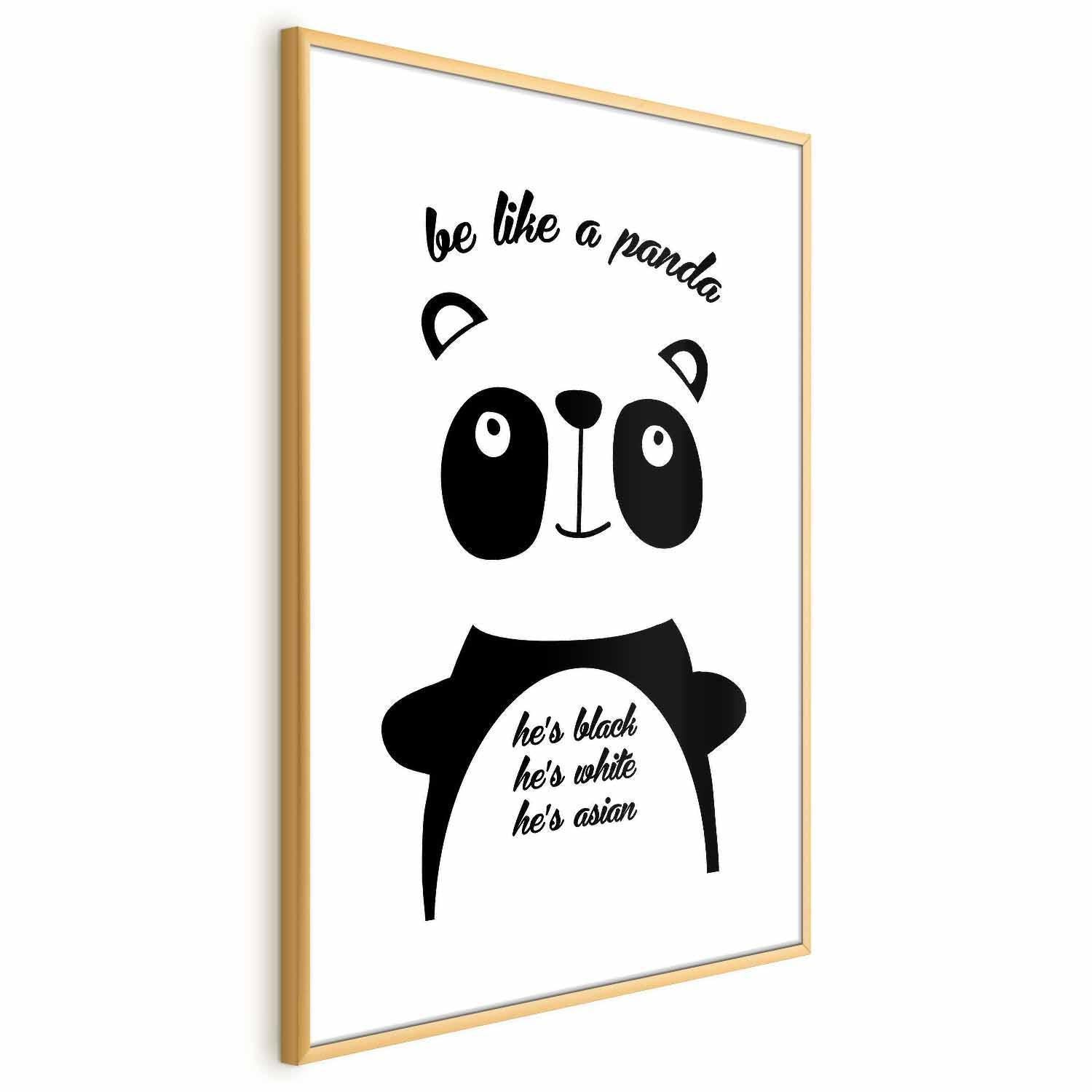 Poster - Be Like a Panda Artgeist