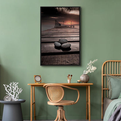 Leinwandbild - September Sunset (1 Part) Vertical