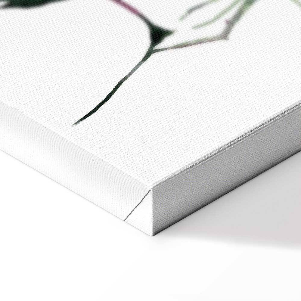 Leinwandbild - Lonely Rose (1 Part) Vertical