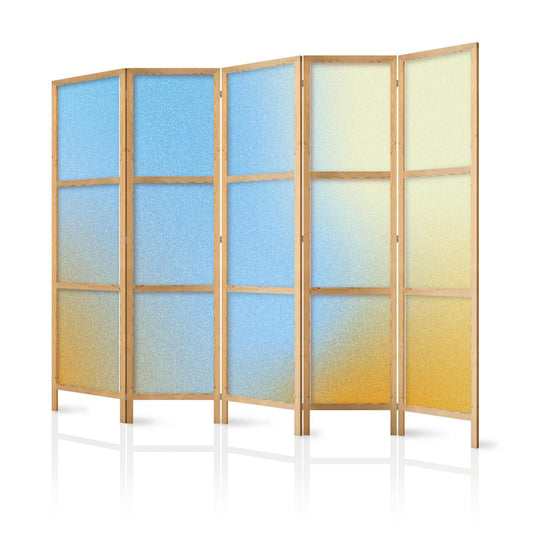 Japanischer Paravent - Energetic Gradient - Gradient Composition in Vibrant Colors Artgeist