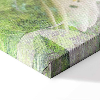 Leinwandbild - Green Breath (1 Part) Vertical