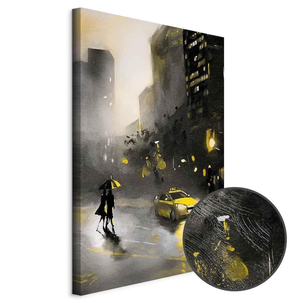 Leinwandbild - City Glow (1 Part) Vertical