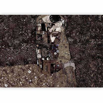 Fototapete Klimt Inspiration – Zarte Goldtöne im Jugendstil
