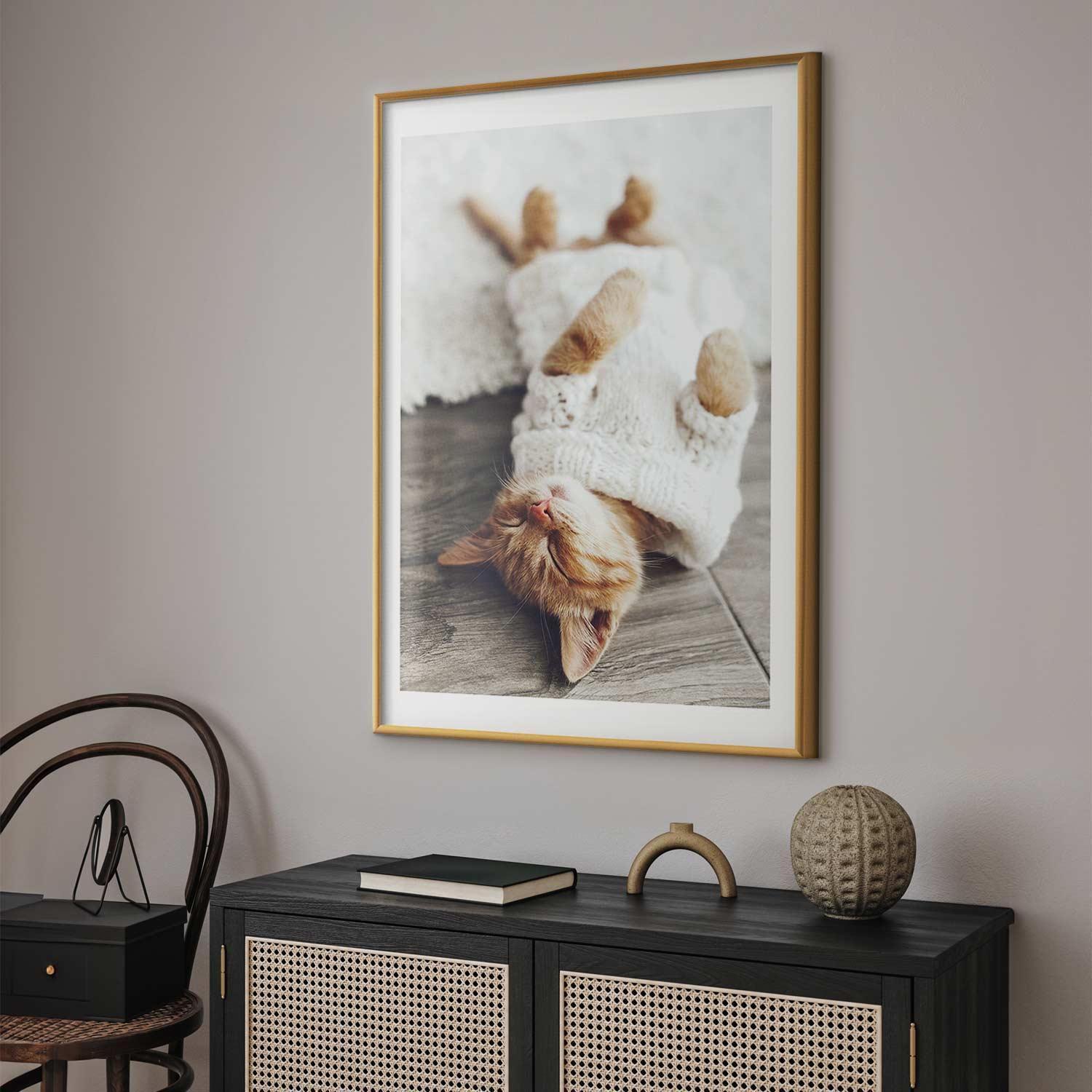 Poster - Lazy Cat Artgeist