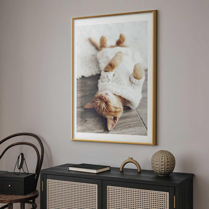 Poster - Lazy Cat Artgeist