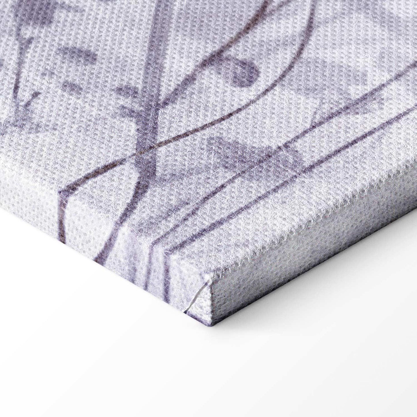 Leinwandbild - Majestic flight - a crane in flight in monochrome