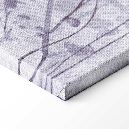 Leinwandbild - Majestic flight - a crane in flight in monochrome