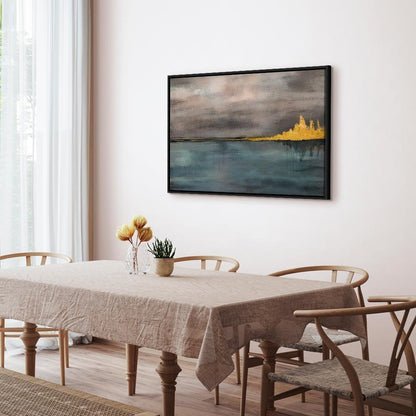 Leinwandbild - Golden City (1 Part) Wide