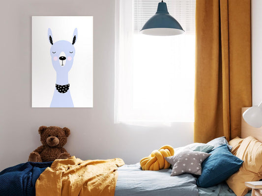 Leinwandbild - Lovely Llama (1 Part) Vertical Artgeist