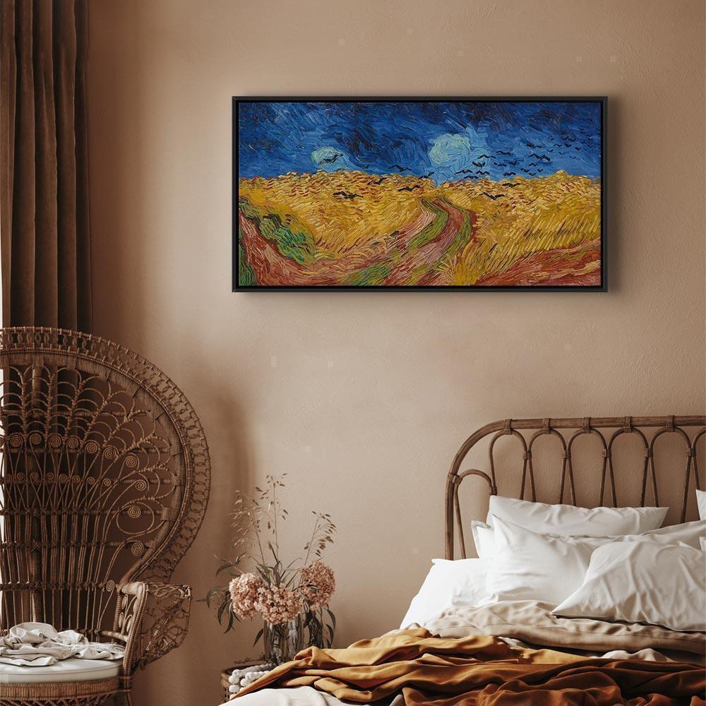 Leinwandbild - Vincent van Gogh – Wheatfield With Crows