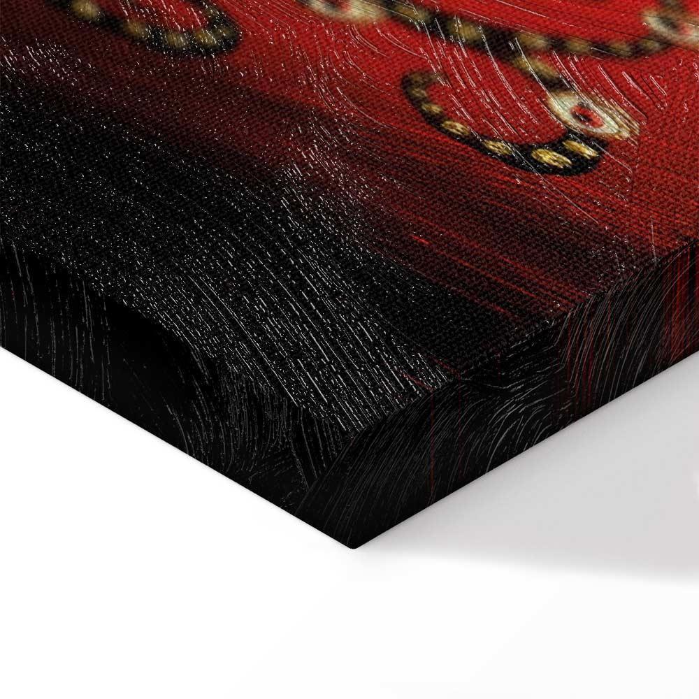 Leinwandbild - Fiery Tree (1 Part) Narrow