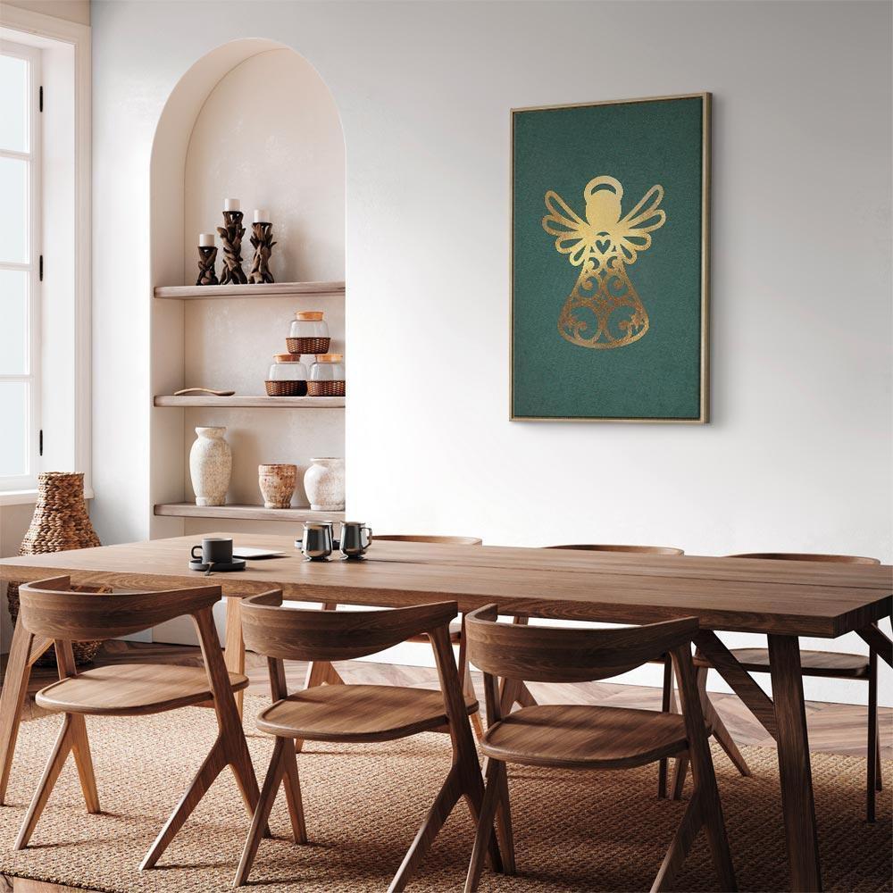 Leinwandbild - Angelic Christmas (1 Part) Vertical