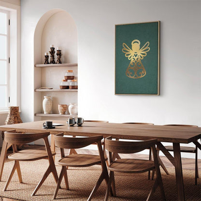 Leinwandbild - Angelic Christmas (1 Part) Vertical