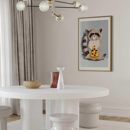 Poster - Raccoon Glutton Artgeist