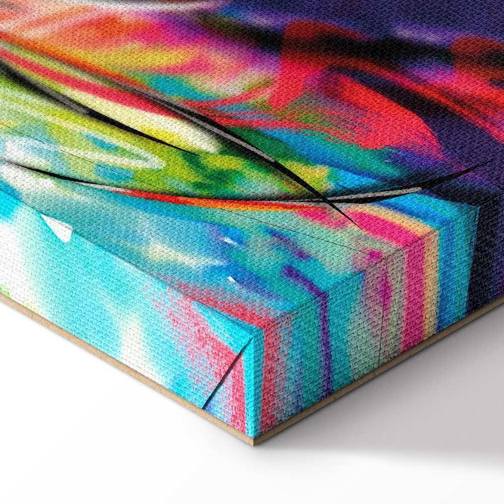 Leinwandbild - Dance of the rainbow