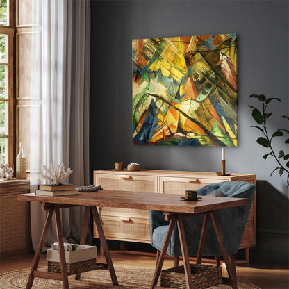 Leinwandbild - Franz Marc – Tirol