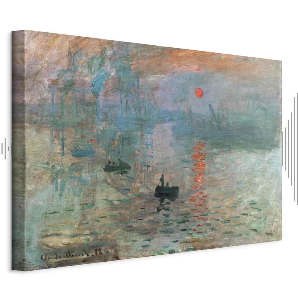Leinwandbild - Claude Monet – Impression, Sunrise