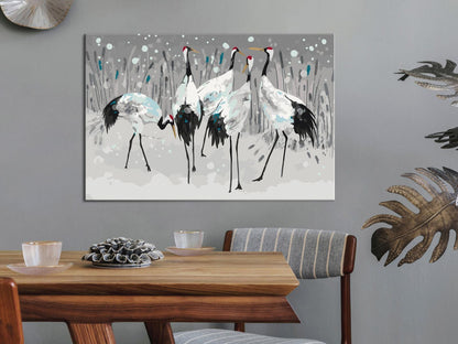 Malen nach Zahlen - Stork Family