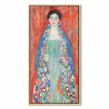Leinwandbild - Gustav Klimt – Portrait of Fräulein Lieser