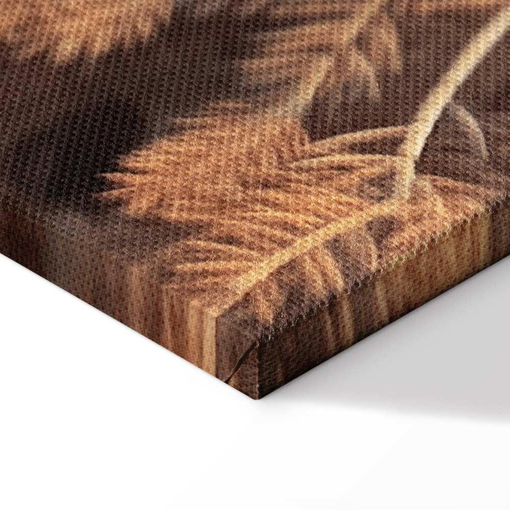 Leinwandbild - Golden Cone (1 Part) Vertical