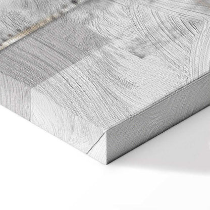 Leinwandbild - Silver Tree (1 Part) Vertical