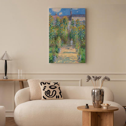 Leinwandbild - Claude Monet – Monet’s Garden at Vétheuil