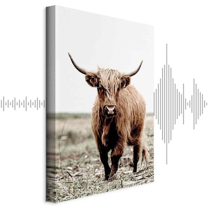 Leinwandbild - Young Stag (1 Part) Vertical