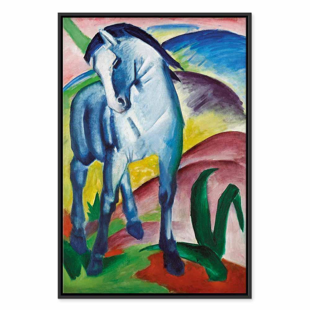 Leinwandbild - Franz Marc – Blue Horse