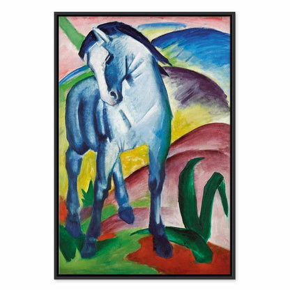 Leinwandbild - Franz Marc – Blue Horse