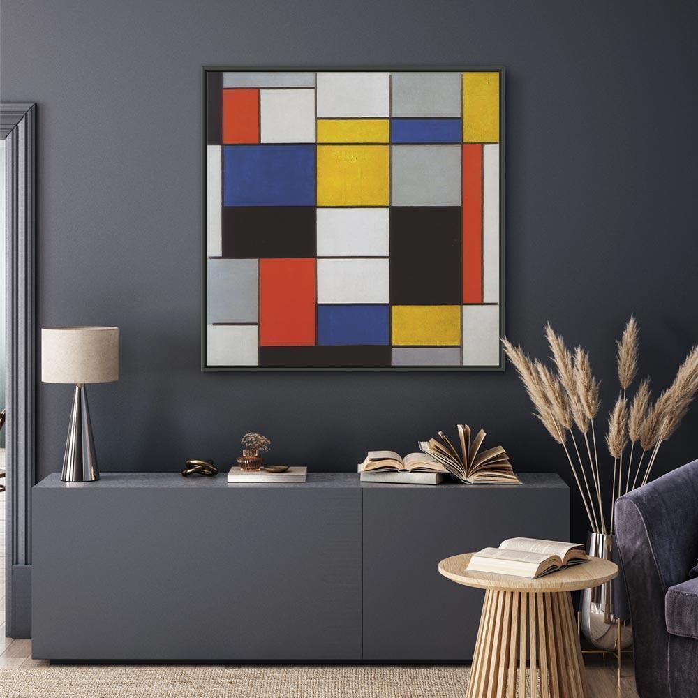 Leinwandbild - Piet Mondrian – Composition A