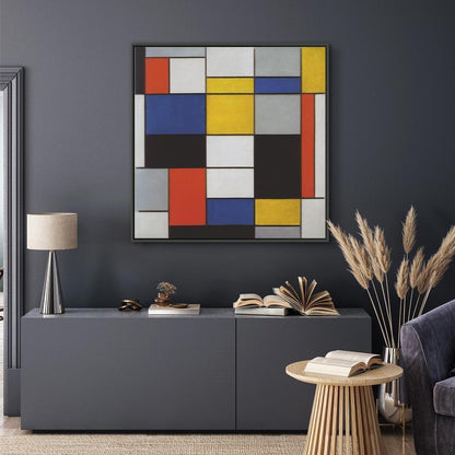 Leinwandbild - Piet Mondrian – Composition A