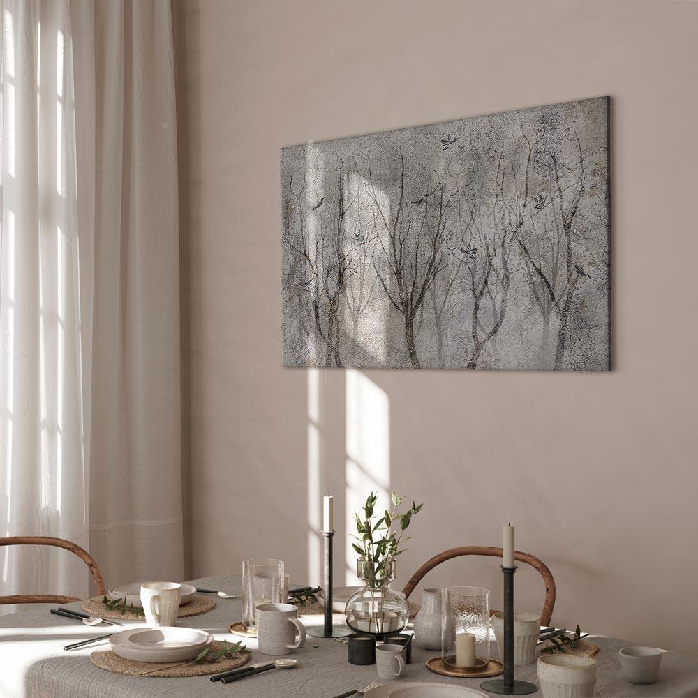 Leinwandbild - Singing in the Forest (1 Part) Wide