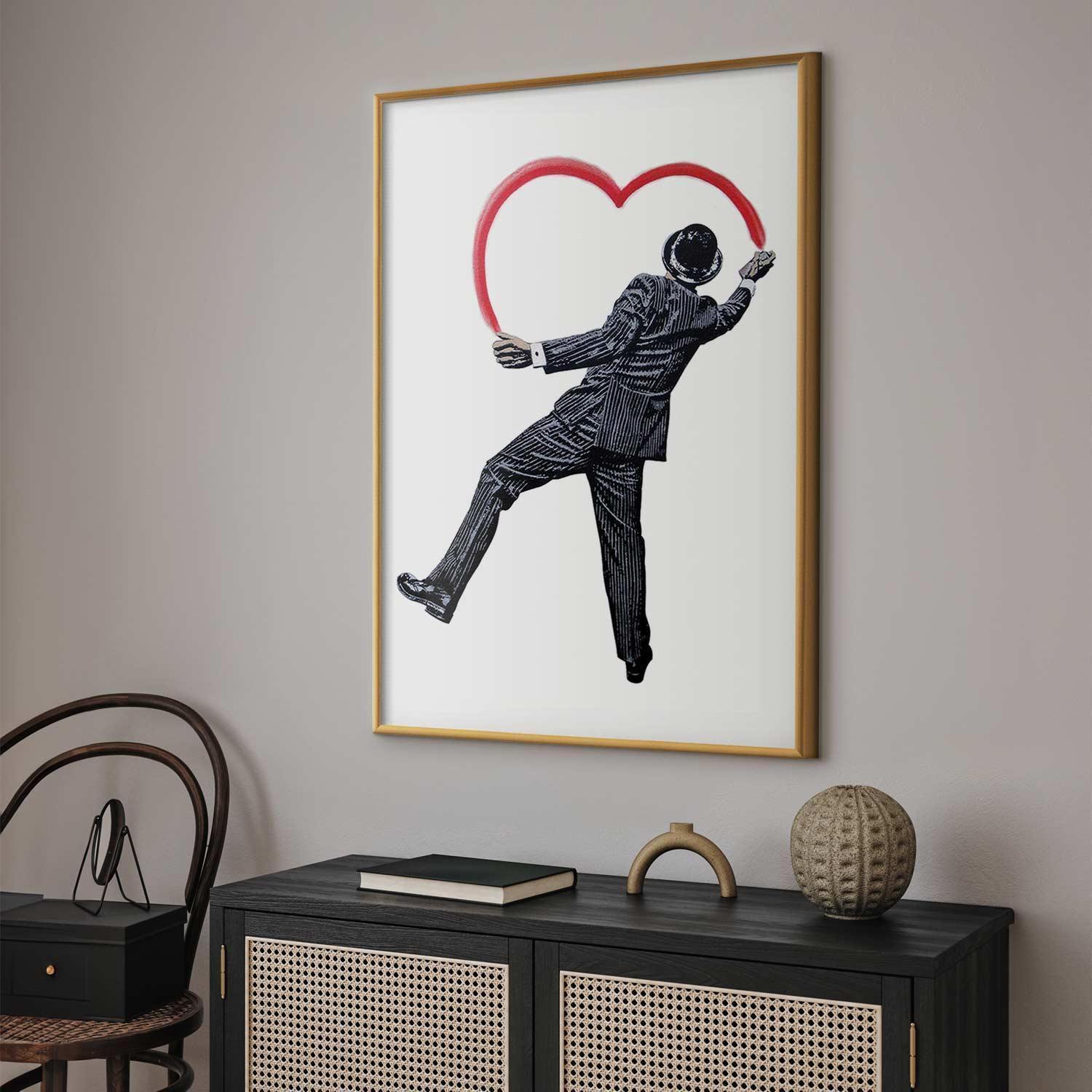 Poster - Elegant Graffiti Artist Artgeist