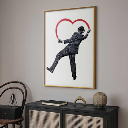 Poster - Elegant Graffiti Artist Artgeist