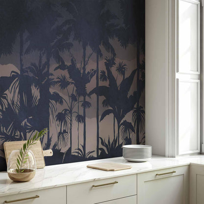 Fototapete - Jungle at Night