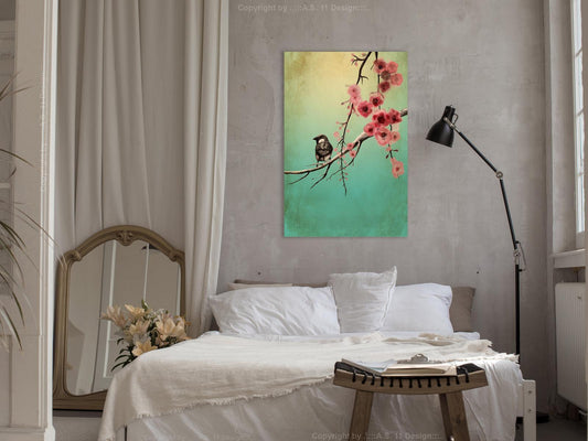 Wandbild - Cherry Flowers