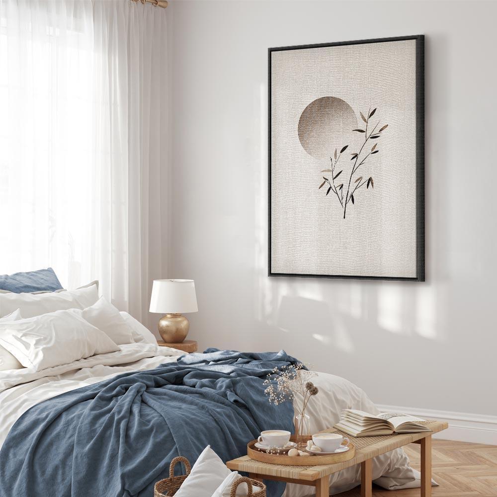 Leinwandbild - Eastern Minimalism (1 Part) Vertical