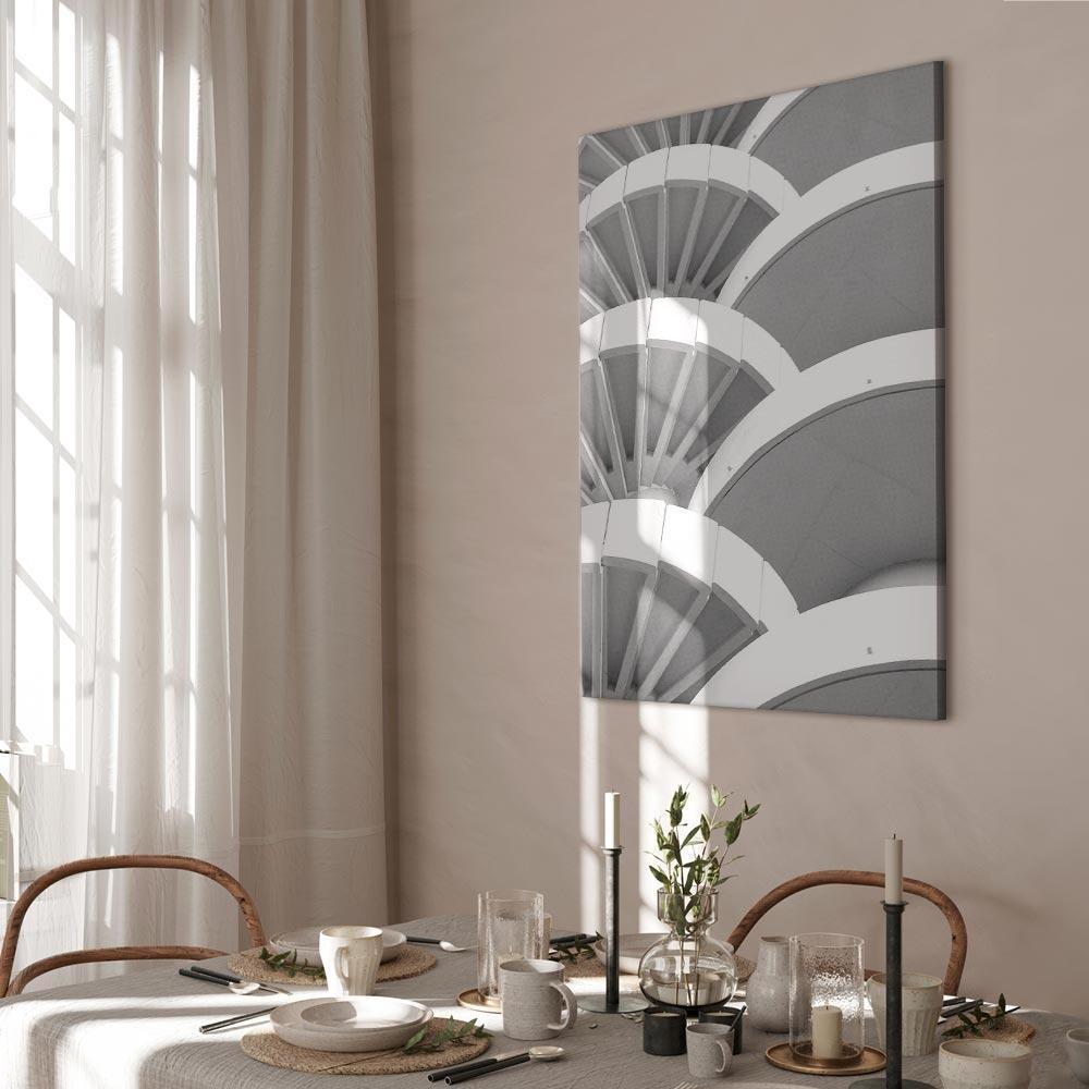 Leinwandbild - White Detail (1 Part) Vertical