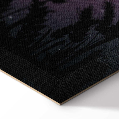 Leinwandbild - Night in the Country (1 Part) Vertical