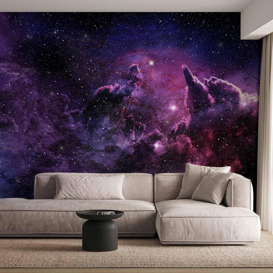 Fototapete - Purple Nebula Artgeist