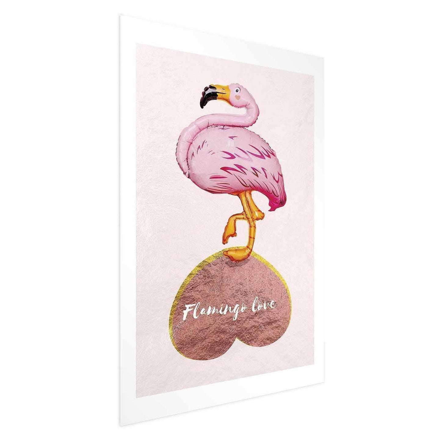 Poster - Flamingo in Love Artgeist